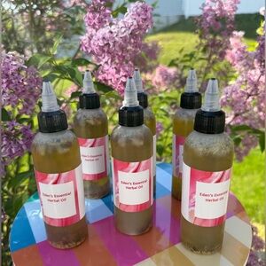 Eden’s Essential Herbal Oil 4 oz bottle (hairgrowthoil)